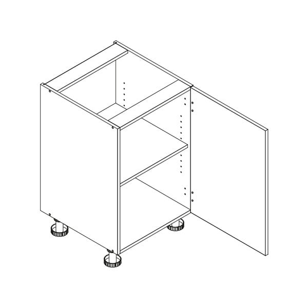 Alsó konyhaszekrény (szélesség 60 cm) Aden – STOLKAR-image-2