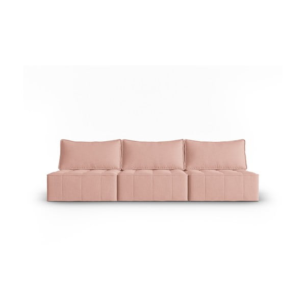 Rózsaszín kanapé 240 cm Mike – Micadoni Home