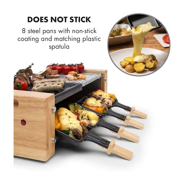 Chateaubriand Nuovo elektromos grill raclette-hez - Klarstein-image-4