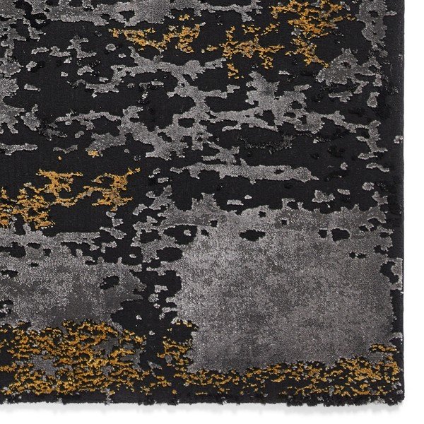 Fekete-aranyszínű szőnyeg 200x290 cm Craft – Think Rugs-image-3