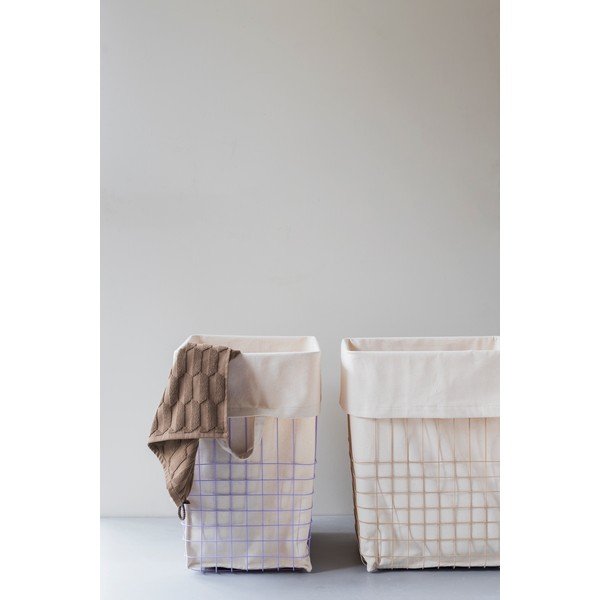 Lila fém-textil szennyeskosár 64 l Store-It – Mette Ditmer Denmark-image-1