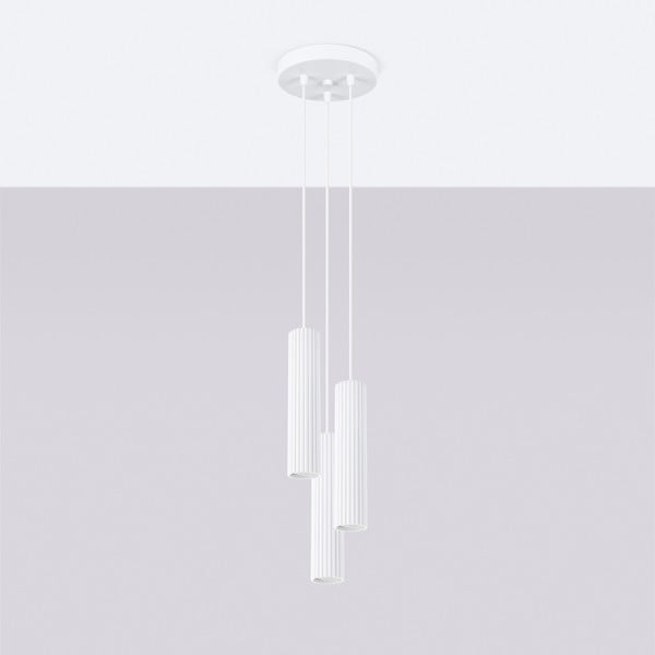 Fehér függőlámpa ø 19,5 cm Gleam – Sollux-image-4