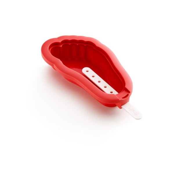 Iconic piros lábfej formájú szilikon jégkrém forma - Lékué-image-1