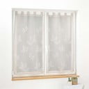 Bézs átlátszó függöny szett 2 db-os 60x90 cm Berry – douceur d'intérieur