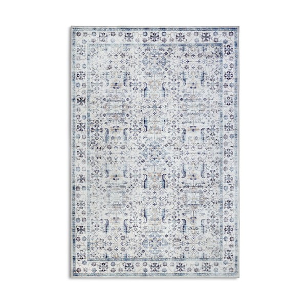 Világoskék szőnyeg 120x160 cm Saveh Cream Blue – Elle Decoration