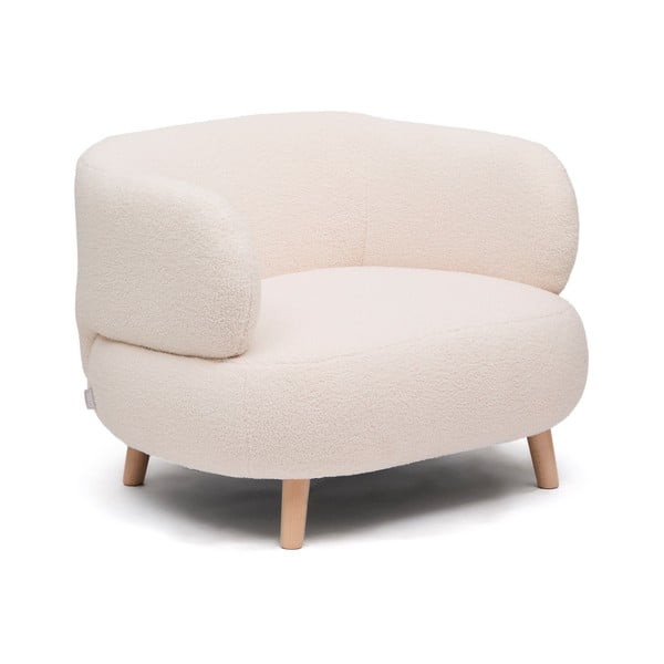 Bézs buklé fotel Luisa – Kave Home