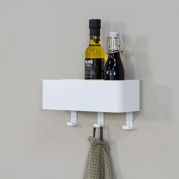 Fehér fali acél fürdőszobai polc Multi – Spinder Design-image-1