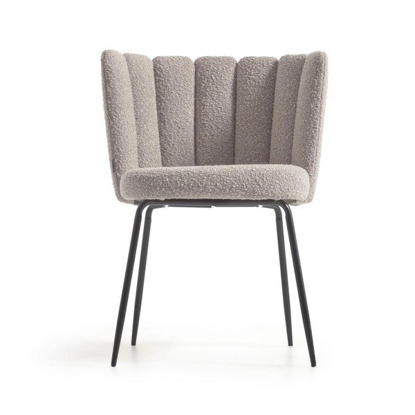 Szürke étkezőszék szett 2 db-os Aniela – Kave Home-image-2