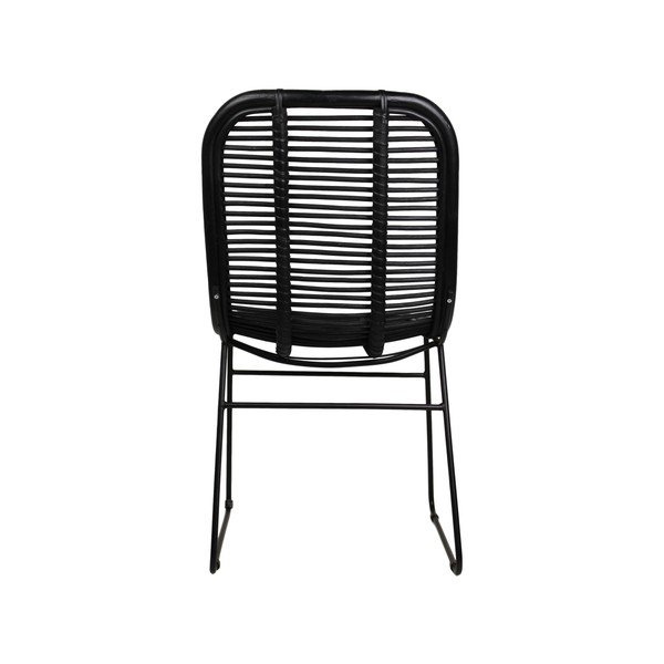 Fekete rattan étkezőszék - HSM collection-image-1