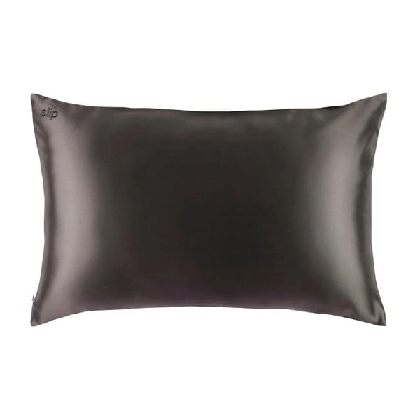 Selyem párnahuzat 51x76 cm Charcoal – slip