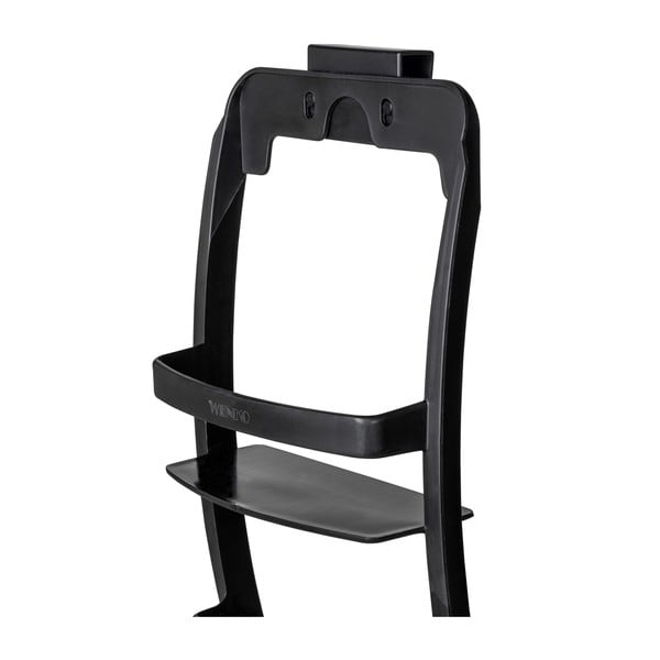 Fekete függő öntapadós műanyag fürdőszobai polc Universal – Wenko-image-4