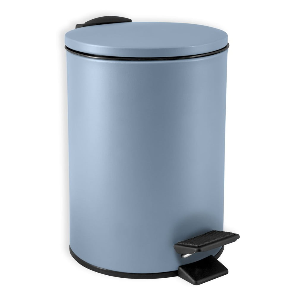 Világoskék acél pedálos szemetes 3 l Adelar  Spirella