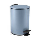 Világoskék acél pedálos szemetes 3 l   Adelar – Spirella