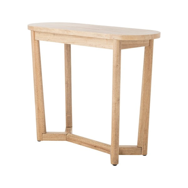 Natúr színű kaucsukfa konzolasztal 35x100 cm Serrone – Bloomingville-image-2