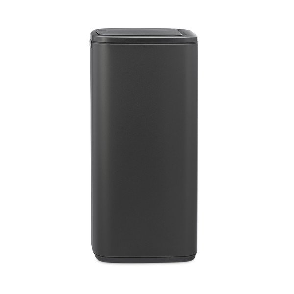 Sötétszürke acél érintésre nyíló szemetes 30 l Bo Touch – Brabantia-image-3