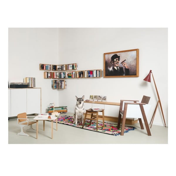 b4 tölgyfa könyvespolc, magasság 25 cm - das kleine b-image-4