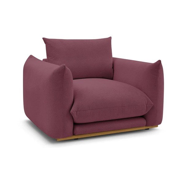 Borvörös fotel Ernest – Bobochic Paris