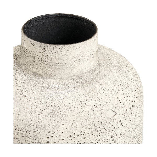 Krémszínű fém magas váza (magasság 78,5 cm) Hou – House Nordic-image-2