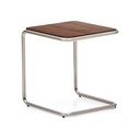 Tárolóasztal diófa dekorral 42x42 cm Tarsel – Kave Home