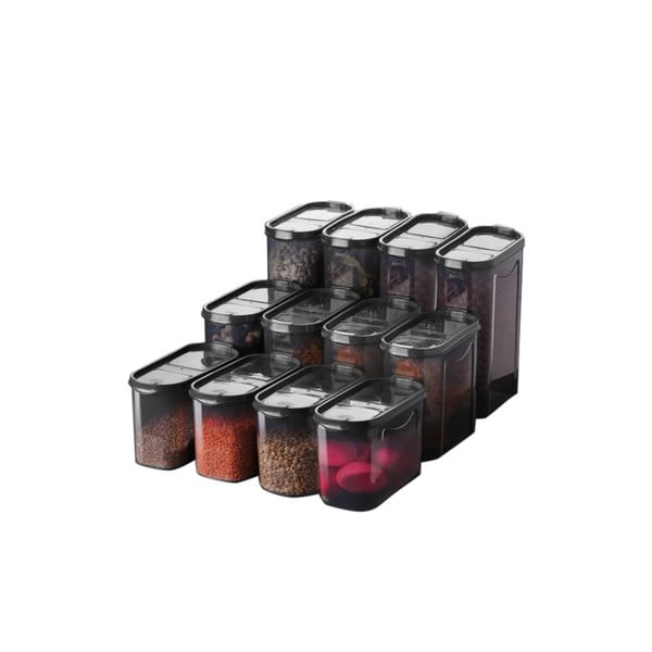 Liszttartó-tésztatartó doboz szett 12 db-os – Hermia-image-2