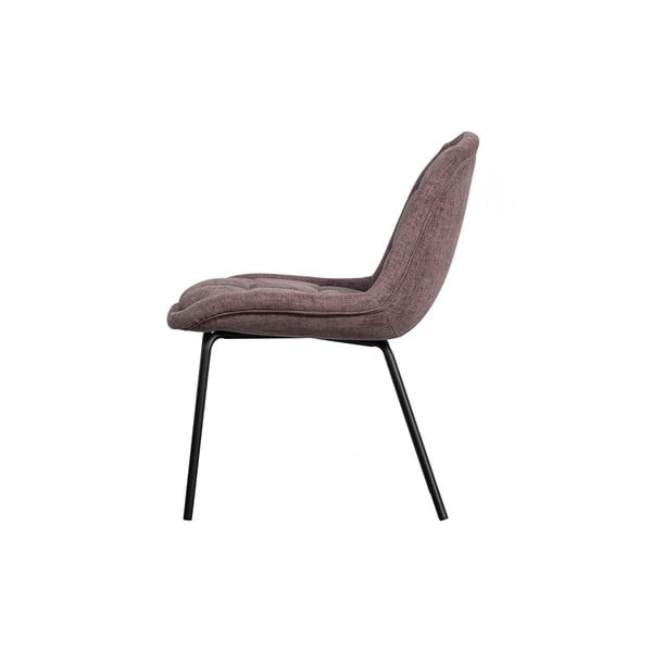 Levendula színű bársony étkezőszék szett 2 db-os Crate – BePureHome-image-2