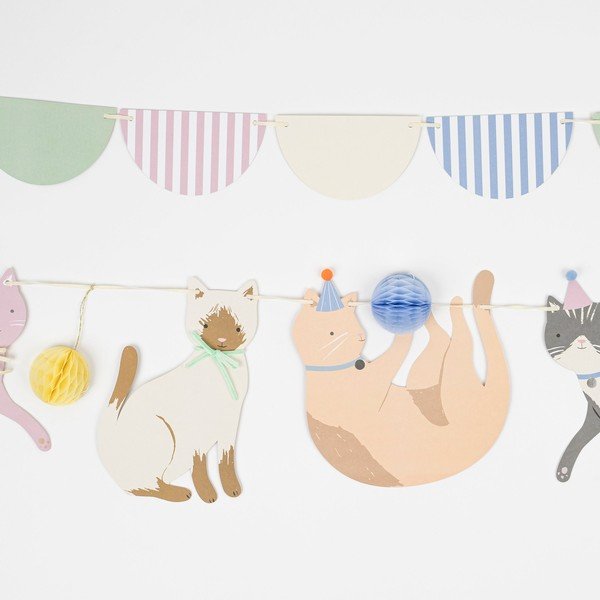 Girland Cute Kittens – Meri Meri-image-1