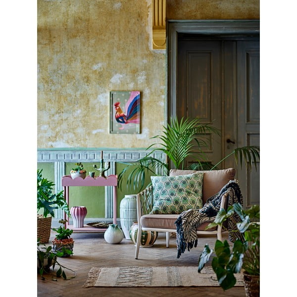 Rózsaszín borovi fenyő konzolasztal 40x60 cm Isola – Bloomingville-image-3