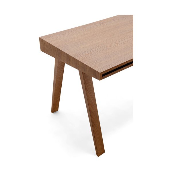 Barna asztal kőrisfa lábakkal, 80 x 70 cm - EMKO-image-4