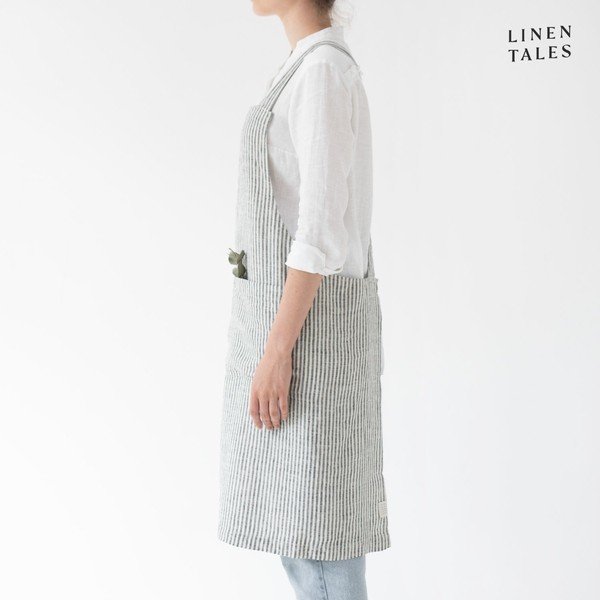 Len kötény Crossback – Linen Tales-image-1
