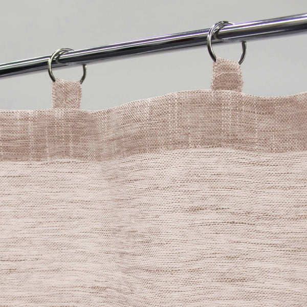 Bézs átlátszó függöny szett 2 db-os 60x90 cm Milza – douceur d'intérieur-image-1