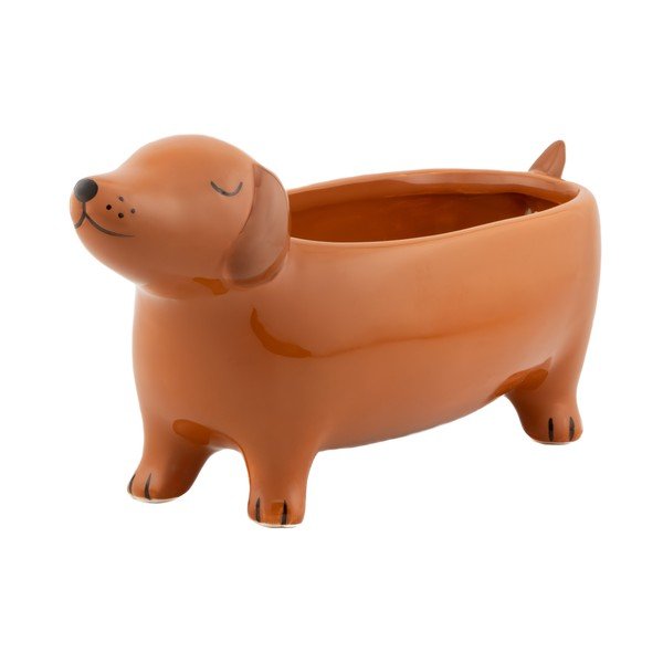 Kerámia kaspó Sausage Dog – Sass & Belle