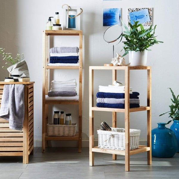 Laundry Bin Norway diófa szennyeskosár, 56 l - Wenko-image-1