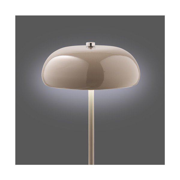 Szürkésbarna fém LED asztali lámpa (magasság 23 cm) Margate – House Nordic-image-4