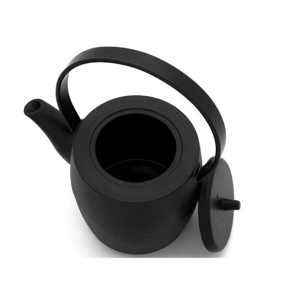 Fekete öntöttvas teáskanna szűrővel 1,2 l Kobe – Bredemeijer-image-1