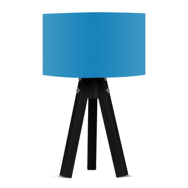 Blackie asztali lámpa kék lámpaburával - Kate Louise