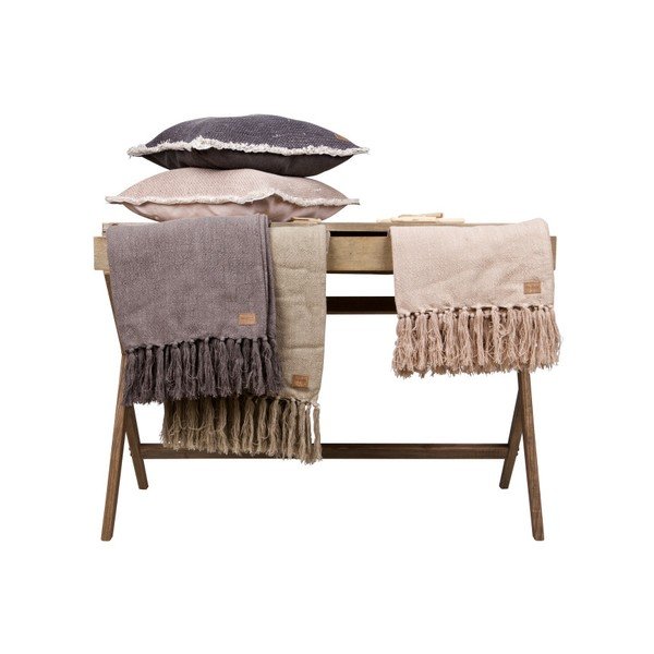 Coarse világoszöld pléd, 130 x 170 cm - BePureHome-image-2