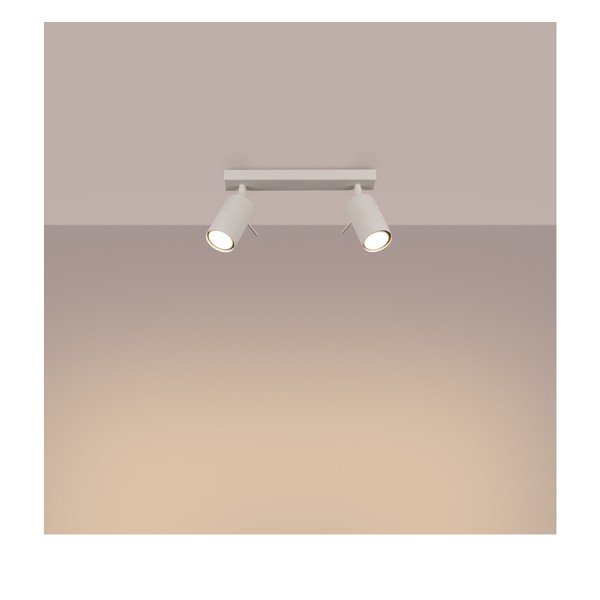 Krémszínű spotlámpa 6x30 cm Etna – Sollux-image-2