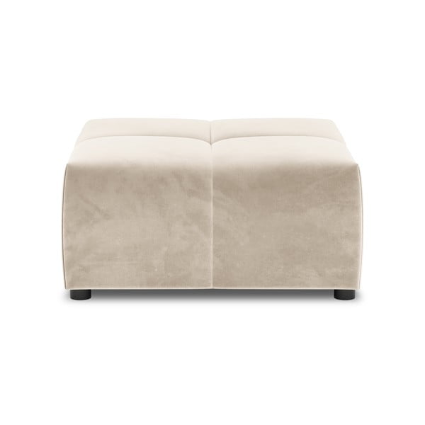 Bézs bársony kanapé modul Rome Velvet - Cosmopolitan Design-image-2