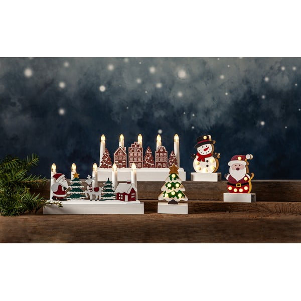 Fehér fénydekoráció karácsonyi mintával Freddy – Star Trading-image-4