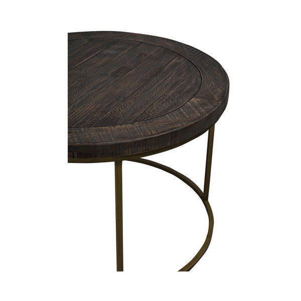 Dalton barna fa dohányzóasztal - Rowico-image-1