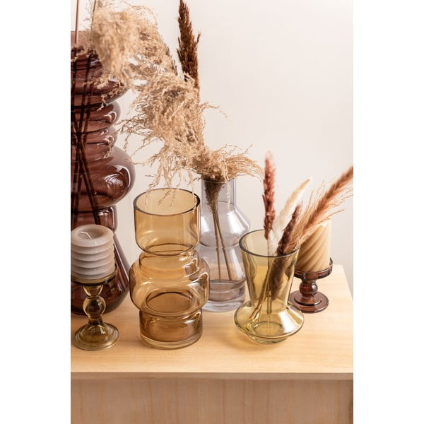 Layered szürke gyertya, magasság 7,5 cm - PT LIVING-image-4