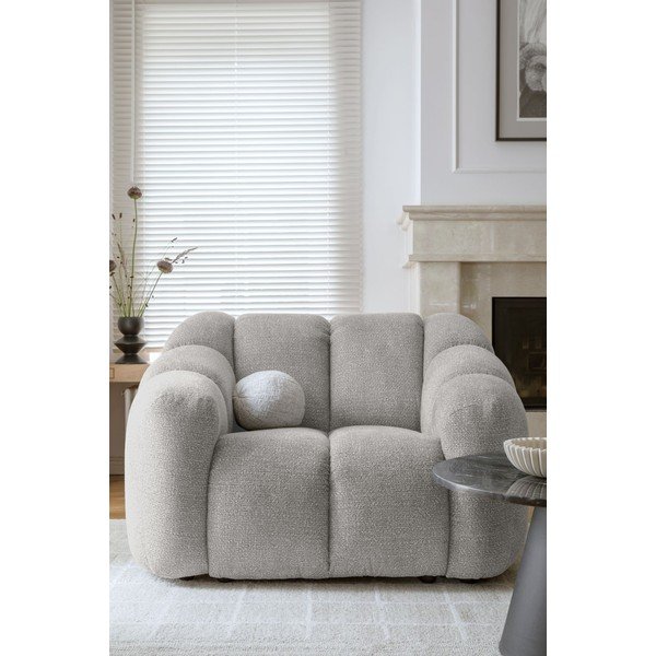 Világosszürke fotel Shell – Miuform-image-1