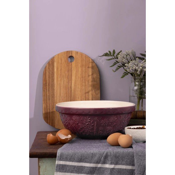 Sötétlila kerámia tál ø 26 cm In The Meadow – Mason Cash-image-1