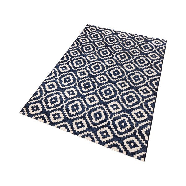 Mint Rugs Diamond Ornamental kék szőnyeg, 80 x 150 cm-image-3