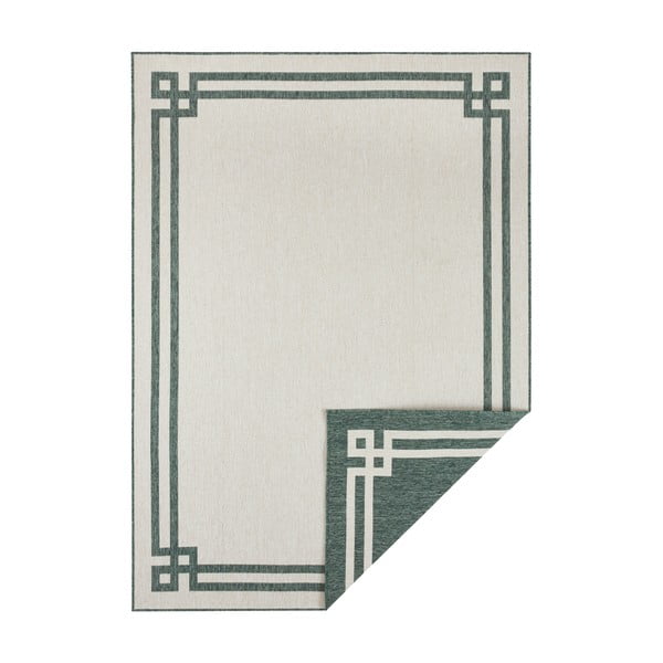 Manito zöld-krémszínű kültéri szőnyeg, 120 x 170 cm - NORTHRUGS