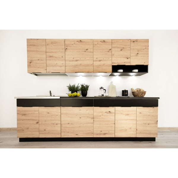 Egyenes konyhabútor munkalap nélkül (összeszerelés nélkül) 260 cm Kian – STOLKAR-image-1