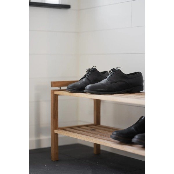 Natúr színű tölgyfa cipőtartó Confetti – Rowico-image-2