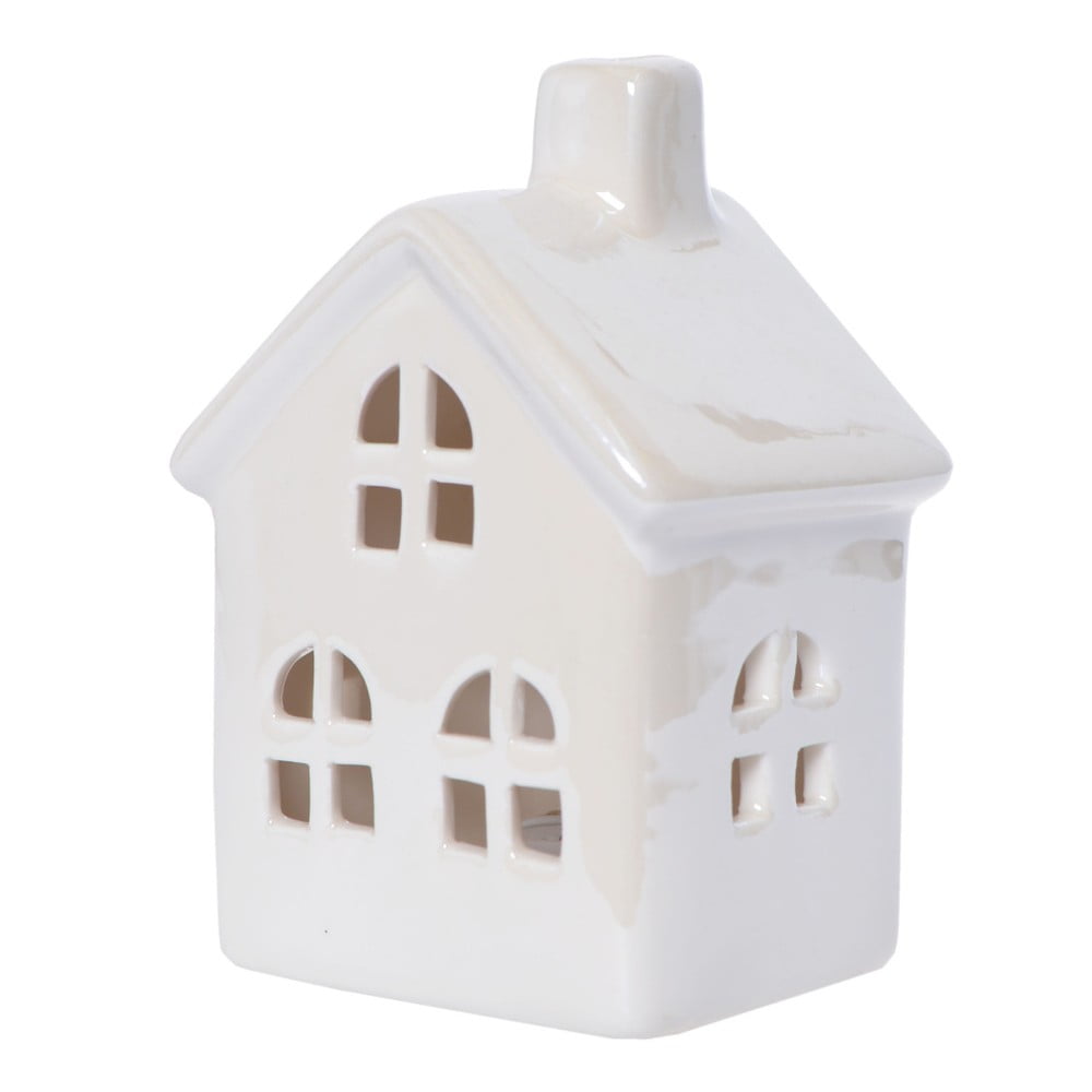 Купить дом керамическая. Керамические домики. Белые керамические домики. Подсвечник домик керамический. Подсвечник "домики".