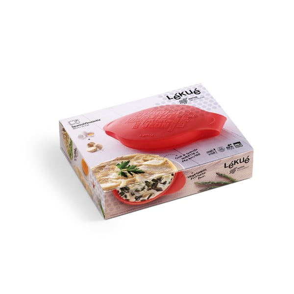 Spanish piros szilikon omlett készítő forma - Lékué-image-1