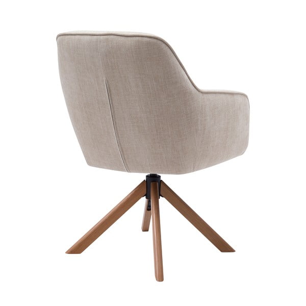 Krémszínű kárpitozott étkezőfotel szett 2 db-os Avola – Unique Furniture-image-3